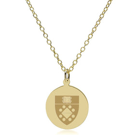 Yale SOM 14K Gold Pendant & Chain Shot #1