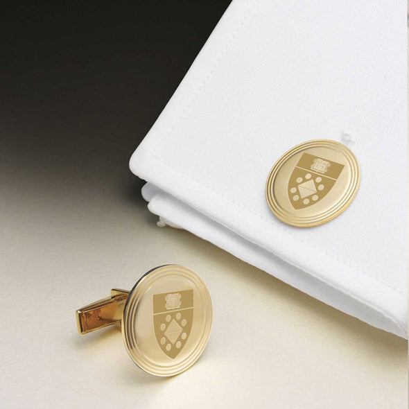 Yale SOM 18K Gold Cufflinks Shot #1