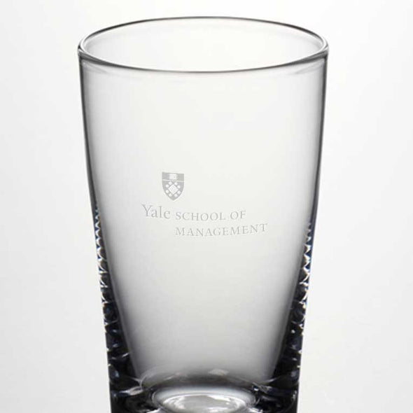 Yale SOM Ascutney Pint Glasses by Simon Pearce Shot #2