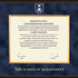 Yale SOM Diploma Frame - Excelsior Shot #2