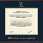 Yale SOM Diploma Frame, the Fidelitas Shot #2