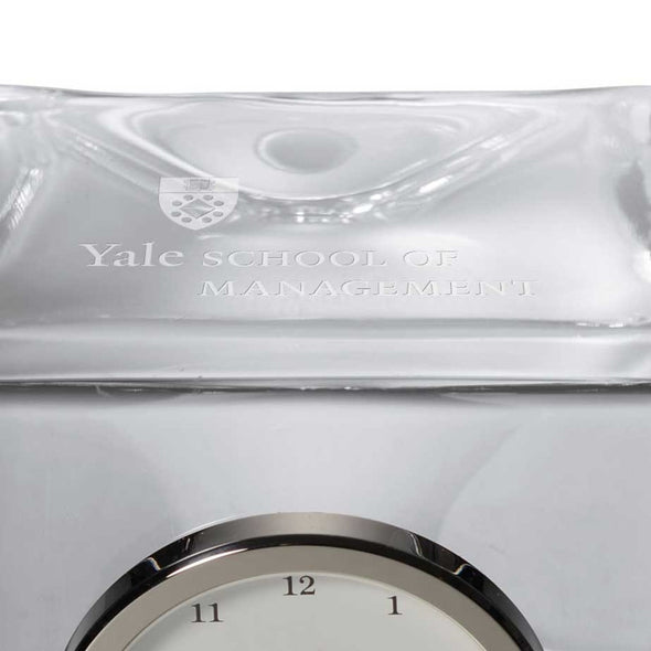 Yale SOM Glass Desk Clock by Simon Pearce Shot #2