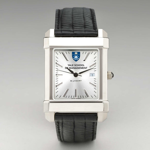 Yale SOM Men's Collegiate Watch with Leather Strap Shot #2