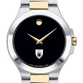 Yale SOM Men&#39;s Movado Collection Two-Tone Watch with Black Dial Shot #1