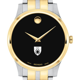 Yale SOM Men's Movado Collection Two-Tone Watch with Black Dial Shot #1