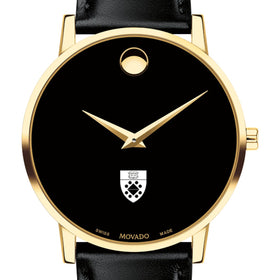 Yale SOM Men&#39;s Movado Gold Museum Classic Leather Shot #1