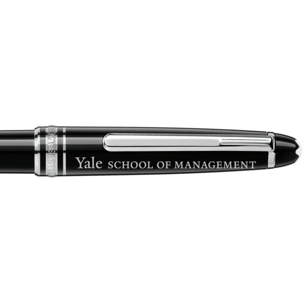 Yale SOM Montblanc Meisterstück Classique Ballpoint Pen in Platinum Shot #2