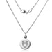 Yale SOM Necklace with Charm in Sterling Silver
