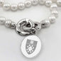 Yale SOM Pearl Necklace with Sterling Silver Charm Shot #2