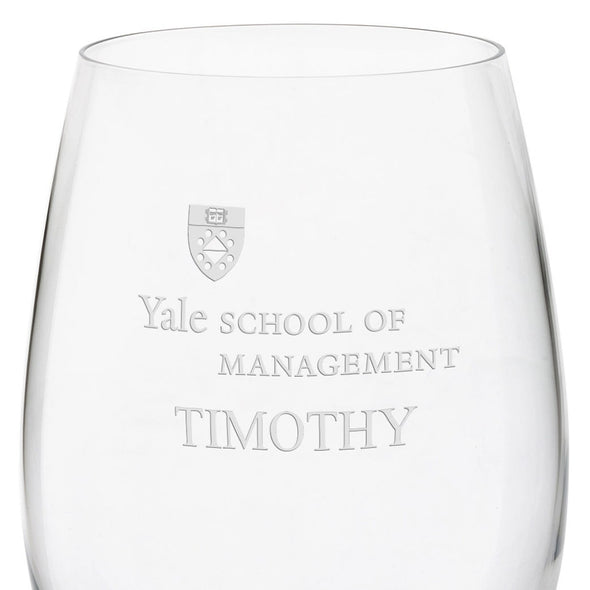 Yale SOM Red Wine Glasses Shot #3