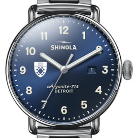 Yale SOM Shinola Watch, The Canfield 43 mm Blue Dial Shot #1