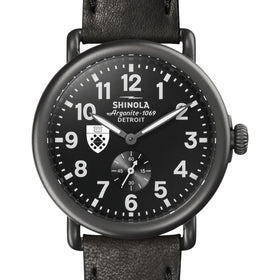 Yale SOM Shinola Watch, The Runwell 41mm Black Dial Shot #1