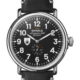 Yale SOM Shinola Watch, The Runwell 47mm Black Dial Shot #1