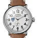Yale SOM Shinola Watch, The Runwell 47 mm White Dial