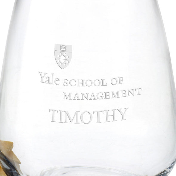 Yale SOM Stemless Wine Glasses - Set of 2 Shot #3