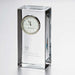 Yale SOM Tall Glass Desk Clock by Simon Pearce