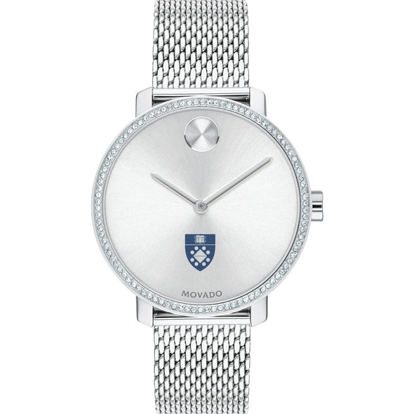 Yale SOM Women's Movado Bold with Crystal Bezel & Mesh Bracelet Shot #2