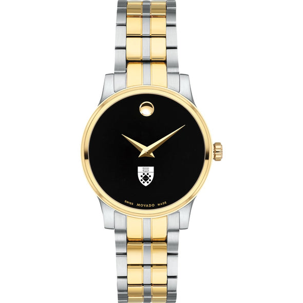 Yale SOM Women's Movado Collection Two-Tone Watch with Black Dial Shot #2