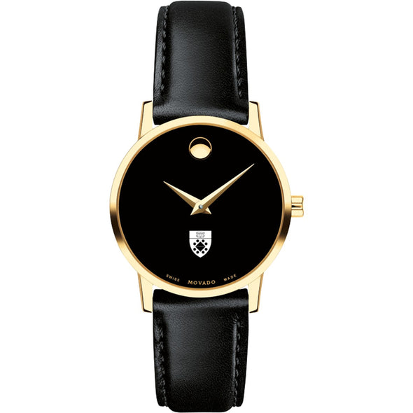 Yale SOM Women&#39;s Movado Gold Museum Classic Leather Shot #2