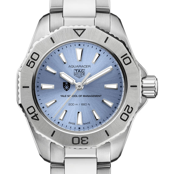 Yale SOM Women&#39;s TAG Heuer Steel Aquaracer with Blue Sunray Dial Shot #1