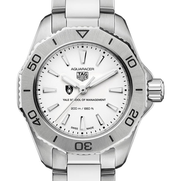 Yale SOM Women&#39;s TAG Heuer Steel Aquaracer with Silver Dial Shot #1