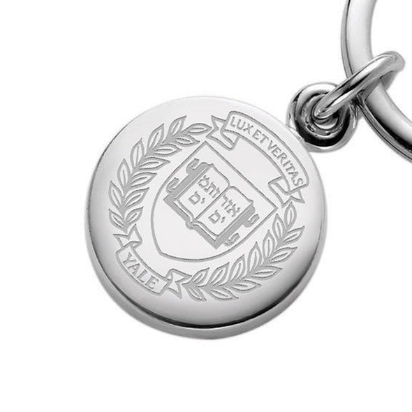 Yale Sterling Silver Insignia Key Ring Shot #2