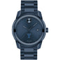 Yale University Men's Movado BOLD Blue Ion with Date Window Shot #2