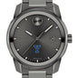 Yale University Men's Movado BOLD Gunmetal Grey with Date Window Shot #1