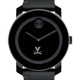 University of Virginia Men's Movado BOLD with Leather Strap