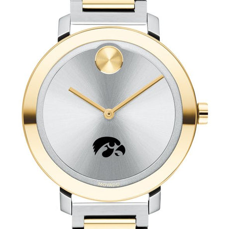 University of Iowa Women's Movado Two-Tone Bold 34