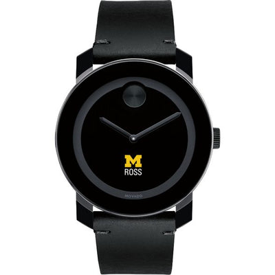 Michigan Ross Men's Movado BOLD with Leather Strap - shot #2