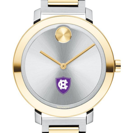 Holy Cross Women's Movado Two-Tone Bold 34