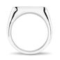 NYU Sterling Silver Round Signet Ring - shot #12