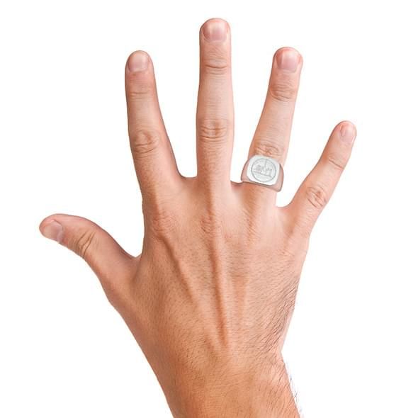 Stanford Sterling Silver Square Cushion Ring - shot #14