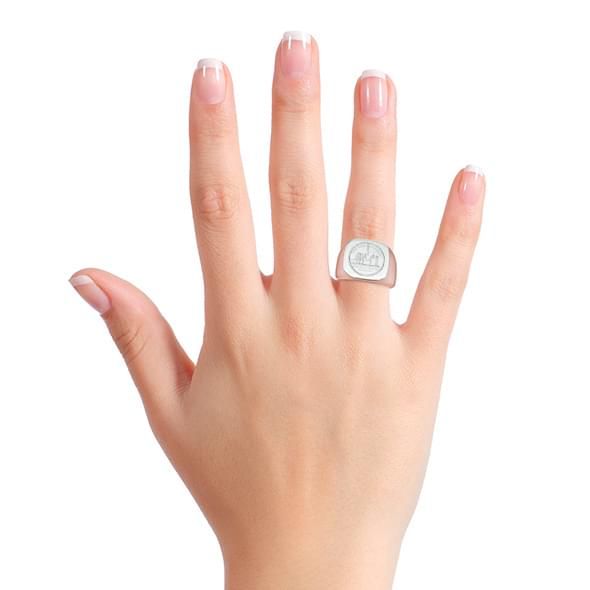 Stanford Sterling Silver Square Cushion Ring - shot #15