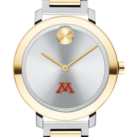 University of Minnesota Women's Movado Two-Tone Bold 34