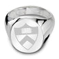 Princeton Sterling Silver Oval Signet Ring - shot #9