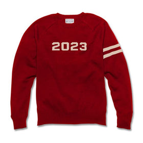 2023 Red & Ivory Sweater by M.LaHart
