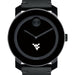 West Virginia Men's Movado BOLD with Leather Strap