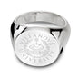Villanova University Sterling Silver Round Signet Ring - shot #9