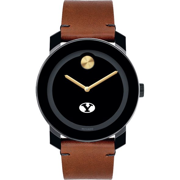 Brigham Young University Men's Movado BOLD with Brown Leather Strap - shot #2