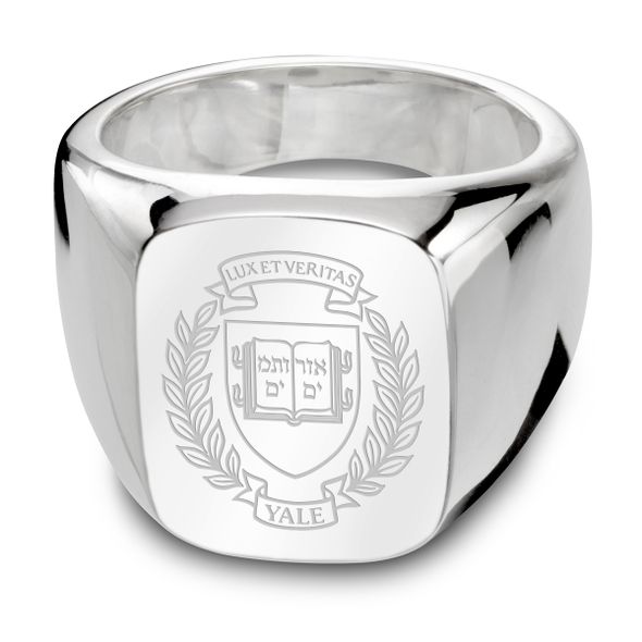 Yale Sterling Silver Rectangular Cushion Ring - shot #8