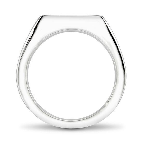 Yale Sterling Silver Rectangular Cushion Ring - shot #11