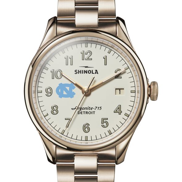 UNC Shinola Watch, The Vinton 38mm Ivory Dial