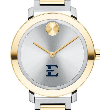 East Tennessee State University Women&#39;s Movado Two-Tone Bold 34