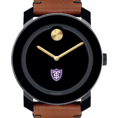 St. Thomas Men's Movado BOLD with Brown Leather Strap