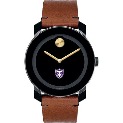 St. Thomas Men's Movado BOLD with Brown Leather Strap - shot #2