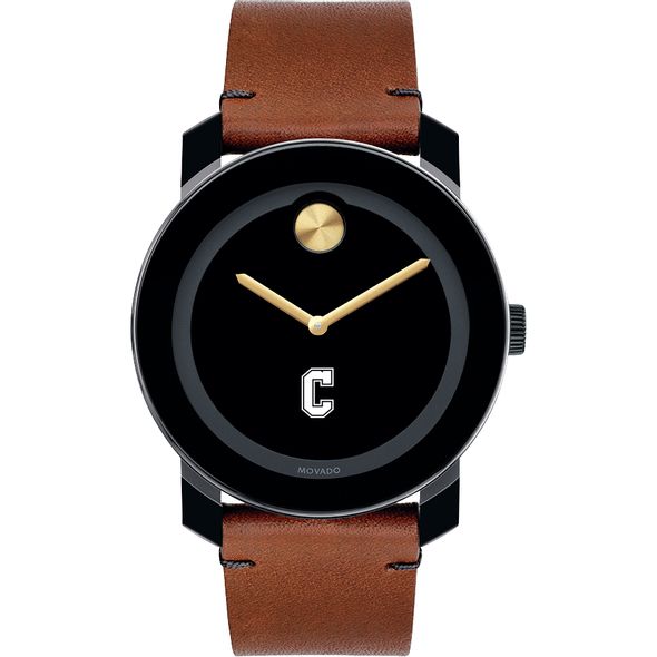 College of Charleston Men's Movado BOLD with Brown Leather Strap - shot #2