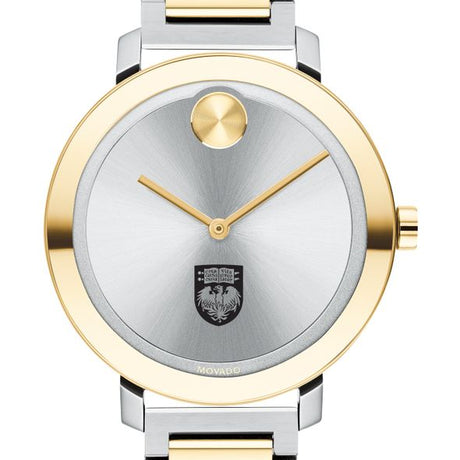 University of Chicago Women&#39;s Movado Two-Tone Bold 34