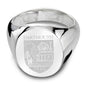 Dartmouth Sterling Silver Oval Signet Ring - shot #9